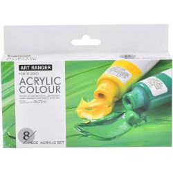 Coffret de peinture acrylique couleurs Régulières 8x22 ml - Art Ranger