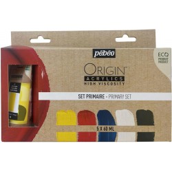 Set Découverte Origin Acrylics primaire 5 x 60 ml - Pébéo
