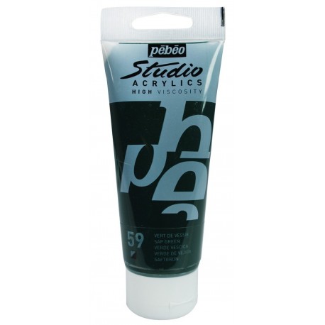 Studio Acrylics Pébéo - 100ml - vert de vessie