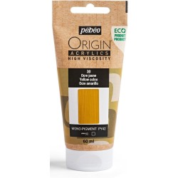 Acrylique Ocre Jaune 30 Origin Acrylics 60 ml - Pébéo