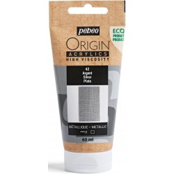Acrylique Argent 42 Origin Acrylics 60 ml - Pébéo