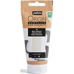Acrylique Blanc Iridescent 44 Origin Acrylics 60 ml - Pébéo