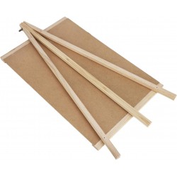 Mini Chevalet en bois avec Tableau Noir 48x25 cm