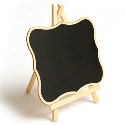 Mini Chevalet avec Tableau Noir en Bois