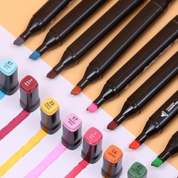 Trousse de 48 Feutres Marqueurs Double pointe - Touch