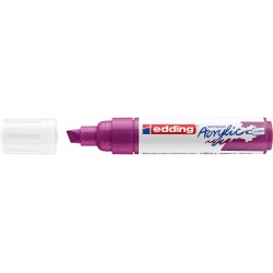 Marqueur Acrylique Large 5-10 mm Framboise 910 - Edding