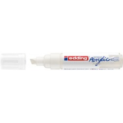 Marqueur Acrylique Large 5-10 mm Blanc 922 - Edding