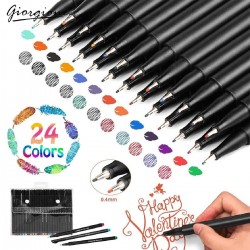 Pochette de 24 Stylos Fineliner 0.4 mm - Giorgione