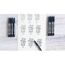 Feutre Fin de Précision Drawliner 1880 Noir 0.2 mm - Edding