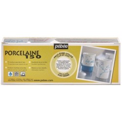 Set de10 flacons Porcelaine 150 assortis 45 ml - Pébéo