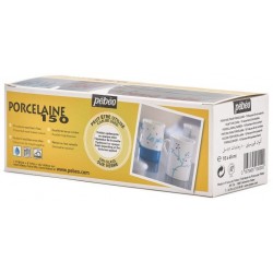 Set de10 flacons Porcelaine 150 assortis 45 ml - Pébéo