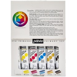 Set de 6 Peinture Gouache Fine 20 ml - Pébéo