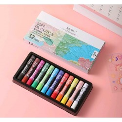 Coffret de 12 Pastels à l'huile