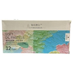 Coffret de 12 Pastels à l'huile