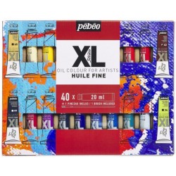 Étui de 40 Tubes Huile Fine XL de 20 ml Assortis - Pébéo