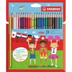 Étui de 24 Crayons de couleurs COLOR - Stabilo