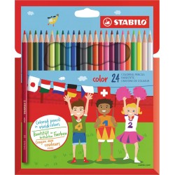 Étui de 24 Crayons de couleurs COLOR - Stabilo