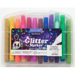Boite de 24 Marqueurs Glitter - Kalino