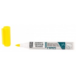 Marqueur Tissu Clair Pointe Pinceau 1mm - 7A Marker Setacolor - Jaune - Pébéo