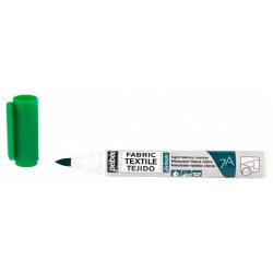 Marqueur Tissu Clair Pointe Pinceau 1mm - 7A Marker Setacolor - Vert - Pébéo