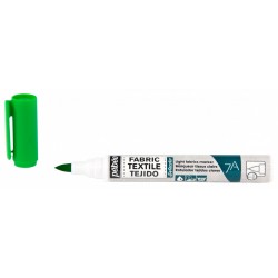 Marqueur Tissu Clair Pointe Pinceau 1mm - 7A Marker Setacolor - Vert Clair - Pébéo