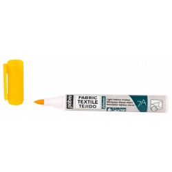 Marqueur Tissu Clair Pointe Pinceau 1mm - 7A Marker Setacolor - Orange Fluo - Pébéo