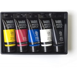 Set Acrylique Basics 5 x 75ml - Liquitex
