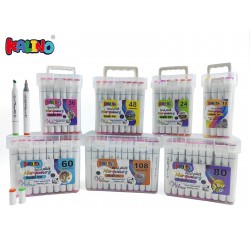 Box de 12 Marqueurs Alcool double pointe Art Markers - Kalino