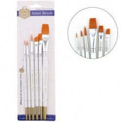 Set de 6 Pinceaux Artist Brush - Keep Smiling