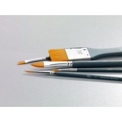 Set de 6 pinceaux Aquarelle X6 Synthétique Doré Fondation - Winsor & Newton