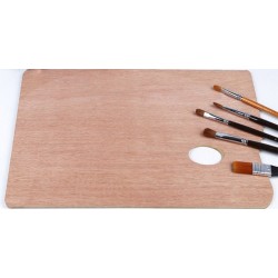 Palette Rectangulaire en Bois 40x30 - Da Vinci