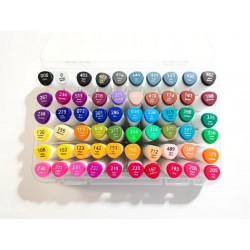 Box de 60 Marqueurs Alcool double pointe Art Markers - Kalino