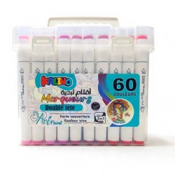 Box de 60 Marqueurs Alcool double pointe Art Markers - Kalino