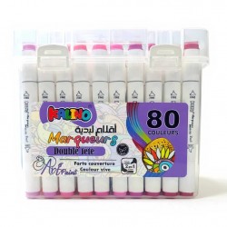 Box de 80 Marqueurs Alcool double pointe Art Markers - Kalino
