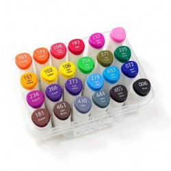Box de 24 Marqueurs Alcool double pointe Art Markers - Kalino