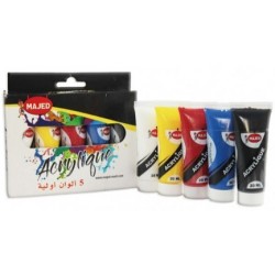 Coffret Acrylique 5 x 20 ML - Majed