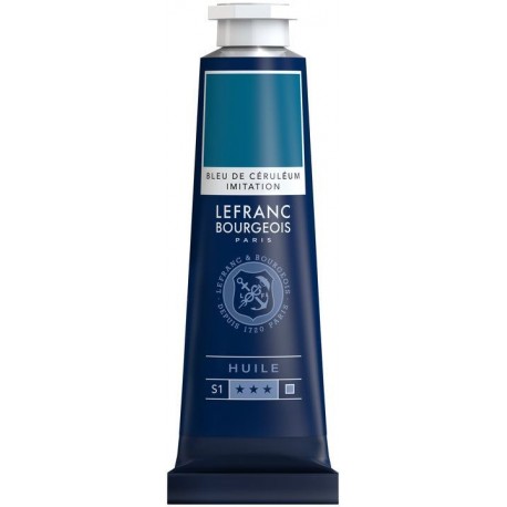 Huile Fine Lefranc Bourgeois - 40ml -Bleu céruléum imitation