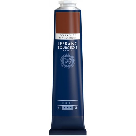 Huile Fine Lefranc Bourgeois - 150ml - Ocre rouge transparent