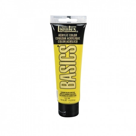 Acrylique Liquitex Basics - 118ml : Teinte jaune clair cadmium