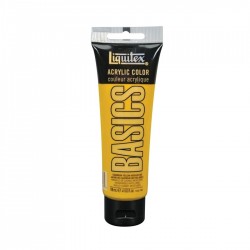 Acrylique Liquitex Basics - 118ml : Jaune Cadmium Teinte Moyenne
