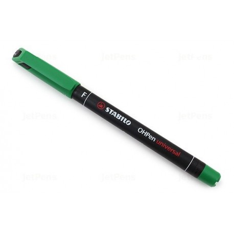 Marqueur permanent pointe fine OHPen - Vert (F)