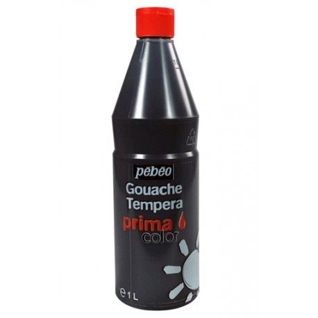 Gouache Primacolor 1L : Noir d'ivoire