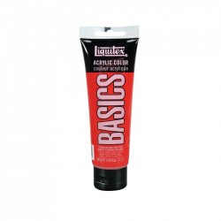 Acrylique Liquitex Basics - 118ml : Rouge Cadmium Teinte Profonde