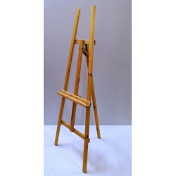 Chevalet de cours en bois rouge naturel huilé