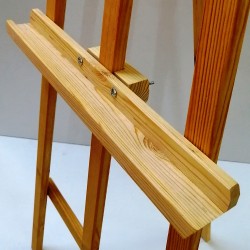Chevalet de cours avec attache en bois rouge naturel huilé