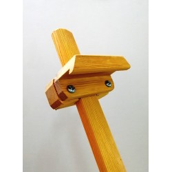 Chevalet de cours avec attache en bois rouge naturel huilé