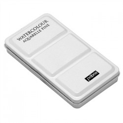 Boite aquarelle fine 12 demi godets- Pébéo