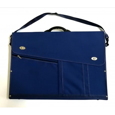 Malette Raisin - Porte Doc avec poignée Plastique- Bleu marine