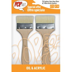 Pochette de 2 Spalters Manche Longue Soies Beau Blanc - Pébéo