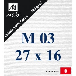 Châssis Entoilé Format Marine M03 : 27x16